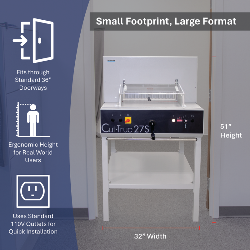 Formax Cut-True 27S Electric Paper Cutter