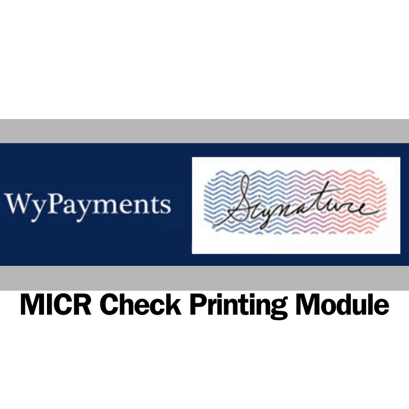WyPayments MICR Check Printing Module