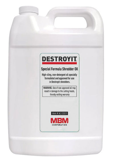 Destroyit Paper Shredder Lubricant (4 one gallon bottles case)