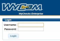 Wycom WyChecks Login